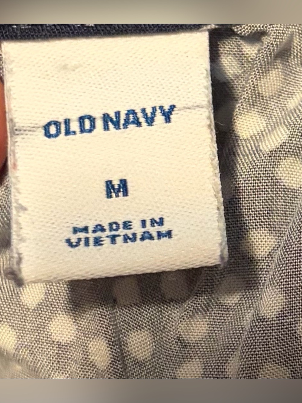 Old Navy Navy and White Polka Dot Midi Dress - Picture 3 of 3